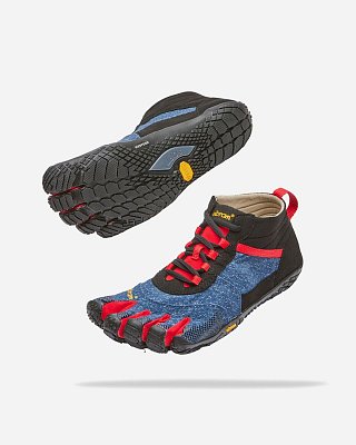  Prstové boty VIBRAM FIVEFINGERS V-TREK denim/red EU 42