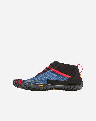 Prstové boty VIBRAM FIVEFINGERS V-TREK denim/red EU 42